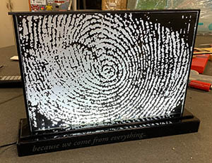 Trade Show Fingerprint Display